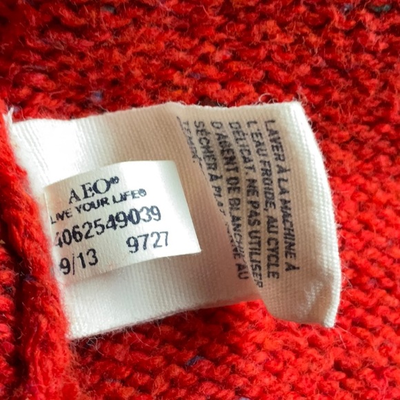 American Eagle Outfitters Men’s Patch Elbow Ribbed Crewneck Sweater Size Medium - Picture 11 of 16